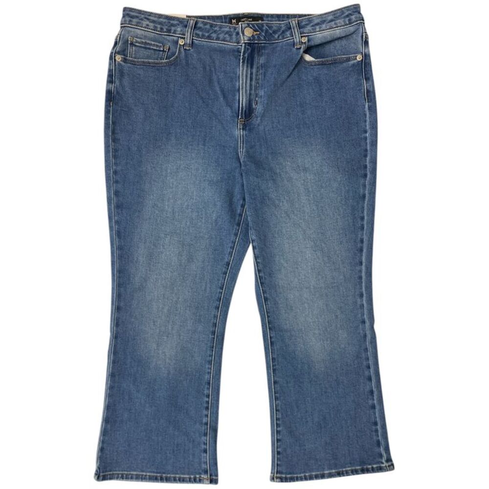 Member's Mark Women's High Rise Crop Flare Stretch Jeans - Medium Wash